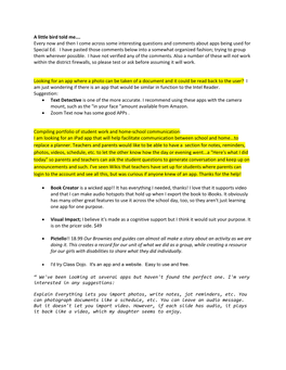 A Little Bird Told Me…. Every Now and Then I Come Across Some Interesting Questions and Comments About Apps Being Used for Special Ed