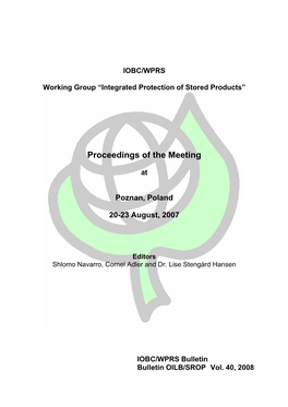 Proceedings of the Meeting