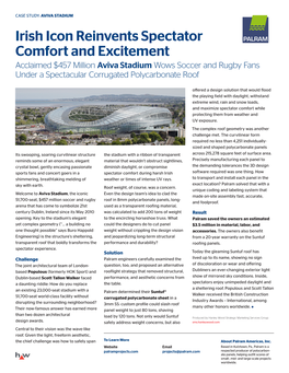 Palram Aviva Stadium Casestudy