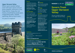 Severn Trent Upper Derwent Valley