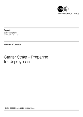 Carrier Strike – Preparing for Deployment