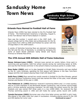 Sandusky Home Town News