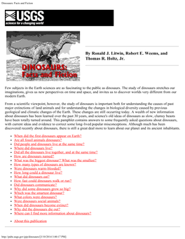 Dinosaurs: Facts and Fiction