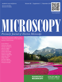 Previously Journal of Electron Microscopy