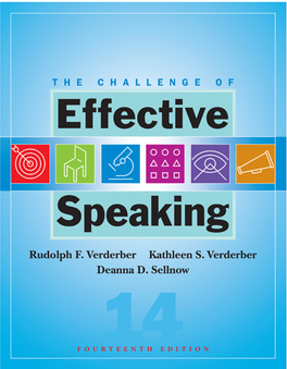 The Challenge of Effective Speaking