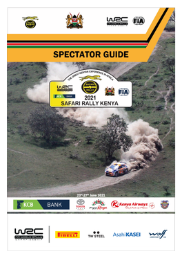 THE OFFICIAL SPECTATOR GUIDE 2021 WRC SAFARI RALLY 23Rd To