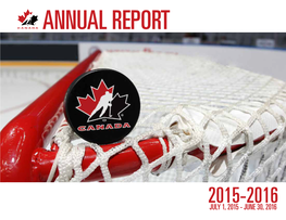 Hockey Canada's Annual Report