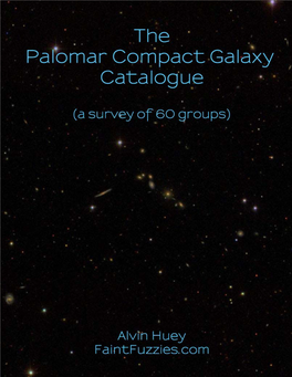 Palomar Compact Galaxy Catalogue