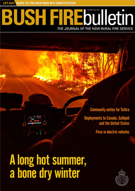 Bush Fire Bulletin Volume 40, No. 1 (2018)