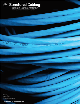 Structured Cabling Design Considerations Planning Your Structured Cabling System