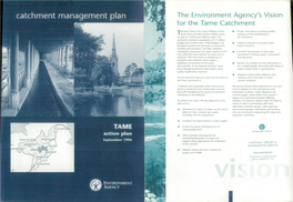 Catchment Management Plan the Environment Agency's Vision for the Tame Catchment