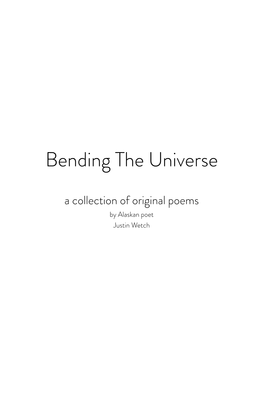 Bending the Universe.Pages