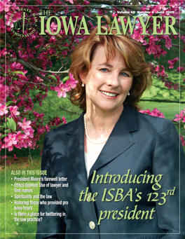 Introducing the ISBA's 123Rd President