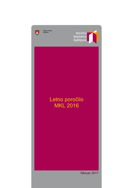 Letno Poročilo MKL 2016