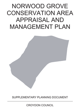 Norwood Grove Conservation Area Appraisal and Management Plan