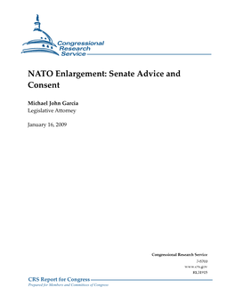 NATO Enlargement: Senate Advice and Consent