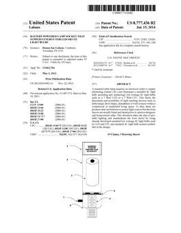 (12) United States Patent (10) Patent No.: US 8,777,436 B2 Labans (45) Date of Patent: Jul