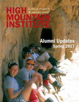 Spring 2017 Alumni Updates