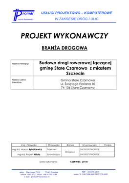 Projekt Wykonawczy