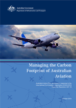 Managing the Carbon Footprint of Australian Aviation