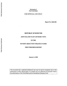 World Bank Document