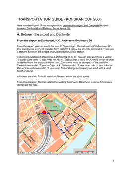 Transportation Guide - Kofukan Cup 2006