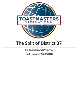 The Split of District 37