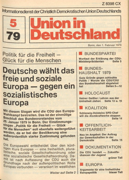 UID 1979 Nr. 5, Union in Deutschland