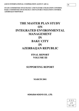 The Master Plan Study on Integrated Environmental Management in Baku City in Azerbaijan Republic