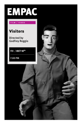 Visitors / Directed by Godfrey Reggio