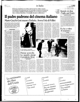 Il Padre Padrone Del Cinema Italiano Con I Vecchi Che Tornano Sull Isola» in Quel Momento Io