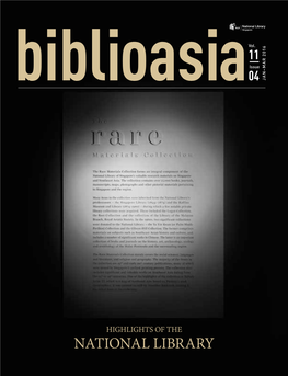 Biblioasia Jan-Mar 2016.Pdf