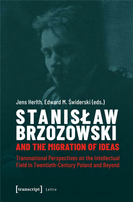 Stanislaw Brzozowski and the Migration of Ideas