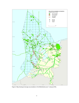 Figure 2. Map Showing Oil and Gas Accumulations in the Netherlands (As at 1 January 2016)