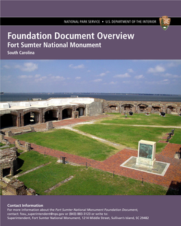 Fort Sumter National Monument Foundation Document Overview