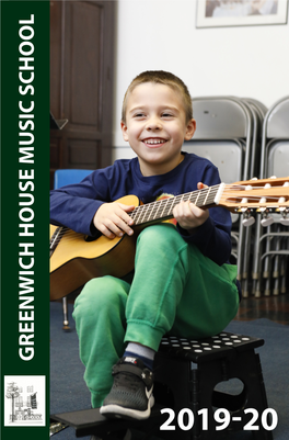 GREENWICH HOUSE MUSIC SCHOOL 2019-20 Greenwich House