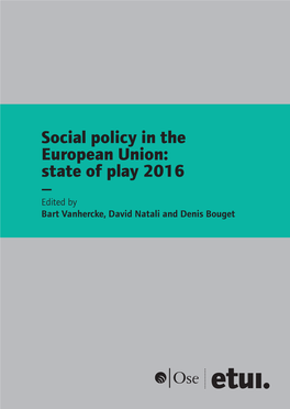 Social Policy in the European Union: State of Play 2016