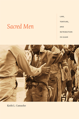 Sacred Men Global and Insurgent Legalities a Series Edited by Eve Darian-­Smith and Jonathan Goldberg-­Hiller Law