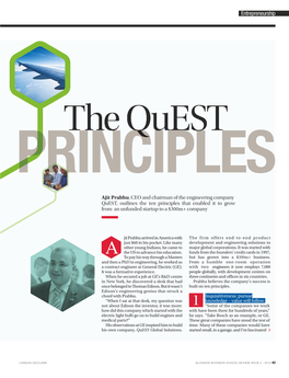 Entrepreneurship the Quest Principles Principlesthen Cquesti L