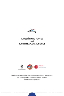 KAYSERİ HIKING ROUTES and TOURISM EXPLORATION GUIDE