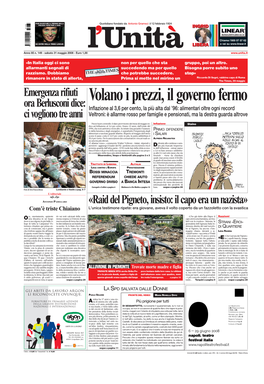 Veltroni: È Allarme Rosso Per Famiglie E Pensionati, Ma La Destra Guarda Altrove