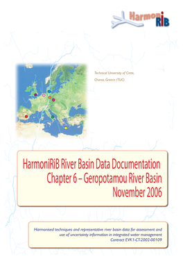 Harmonirib River Basin Data Documentation Chapter 6 – Geropotamou River Basin November 2006