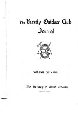 Tiic Varsity (Outdoorqub Journal