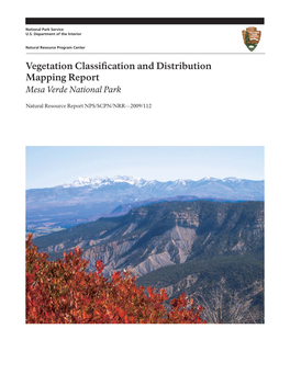 Vegetation Classification and Distribution Mapping Report