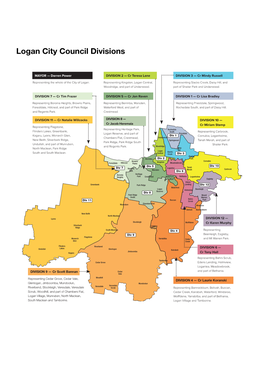Logan City Council Divisions Map (PDF 278