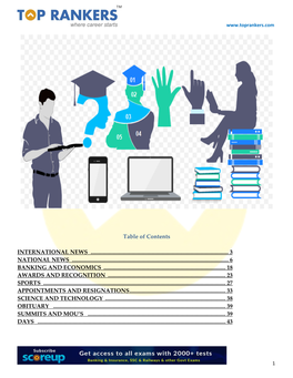 Table of Contents INTERNATIONAL NEWS