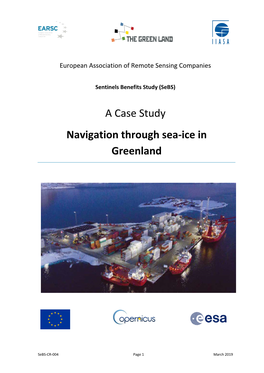 A Case Study Navigation Through Sea-Ice in Greenland