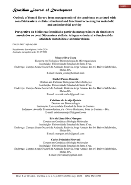 Brazilian Journal of Development
