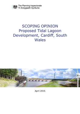 SCOPING OPINION Proposed Tidal Lagoon Development, Cardiff, South Wales