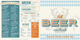 VE Beer Menu Fall 2019